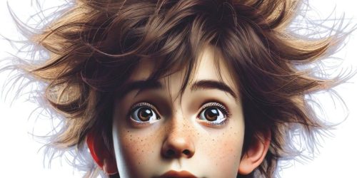 Tête enfant sans fond